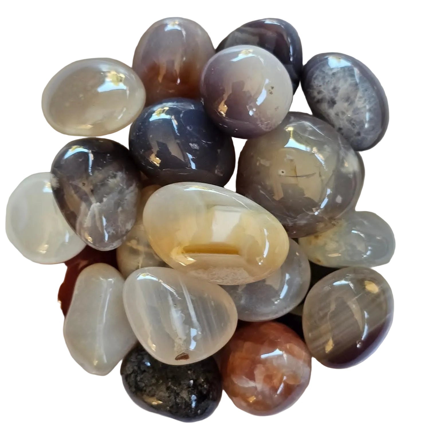 Banded Agate - Tumbled Stone