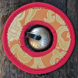 Tingsha Cymbal w/Bag 7cm - Flat Dragon