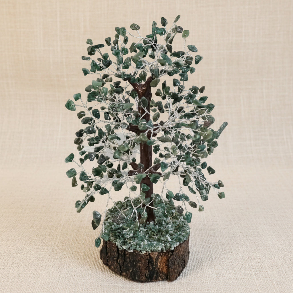 Crystal Chip Tree Jumbo - Green Aventurine