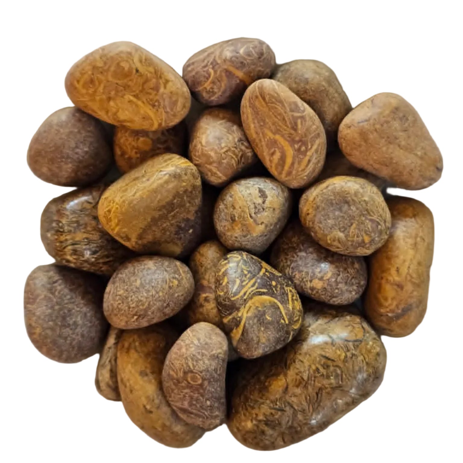 Calligraphy Jasper (Elephant Skin) - Tumbled Stone
