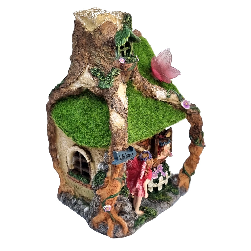 Solar Cottage w/Butterfly & Fairies