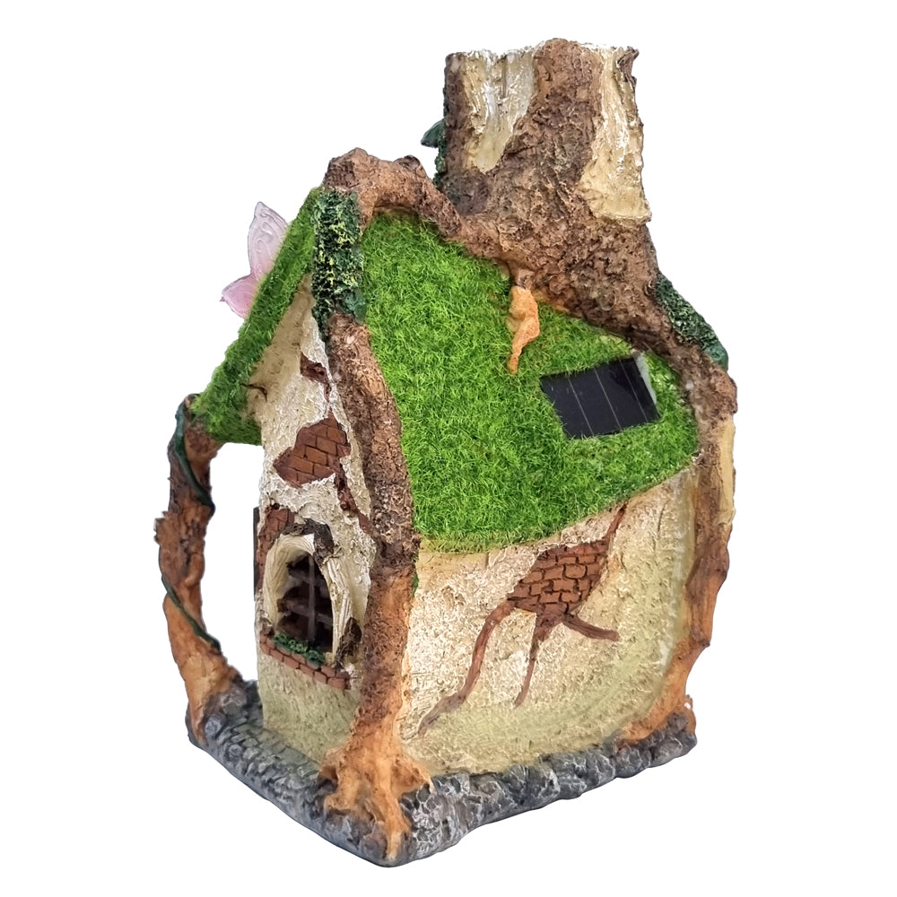 Solar Cottage w/Butterfly & Fairies