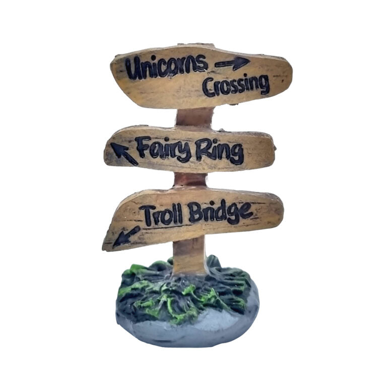 Unicorn, Fairy & Troll Sign