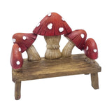 Mushroom Garden Bench