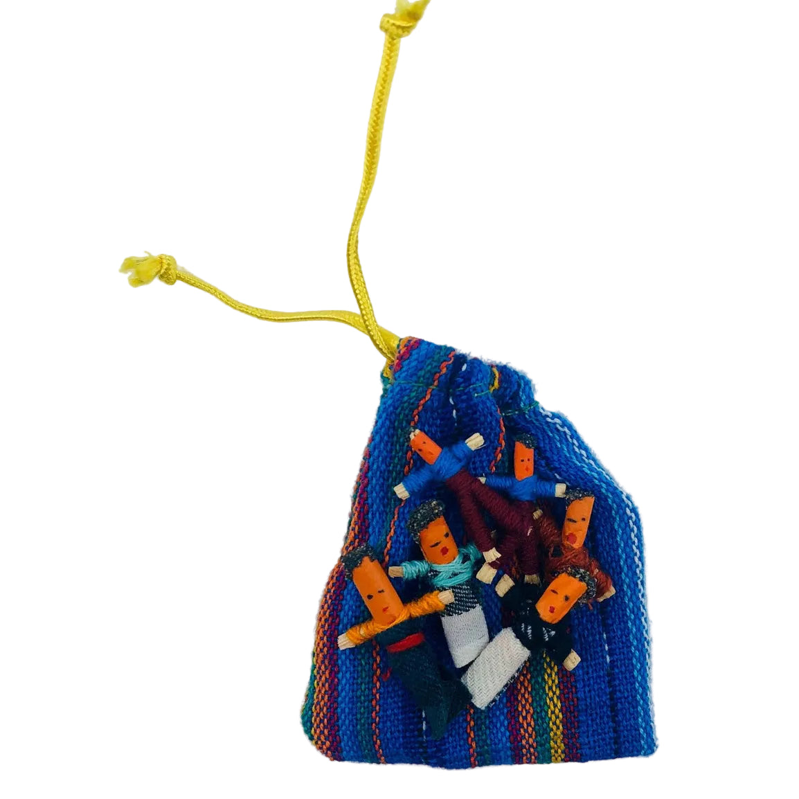 Guatemalan Worry Dolls - 6 x Mini with bag