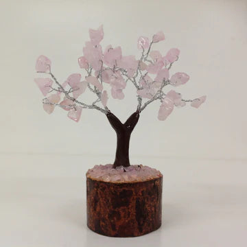 Crystal Chip Tree Mini - Rose Quartz