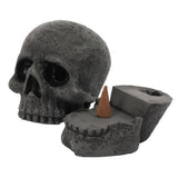 Skull Incense Cone Holder - Black