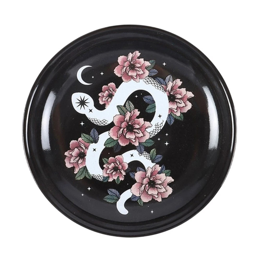 Floral Snake Trinket Dish