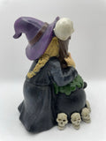 13cm Witch with Cauldron