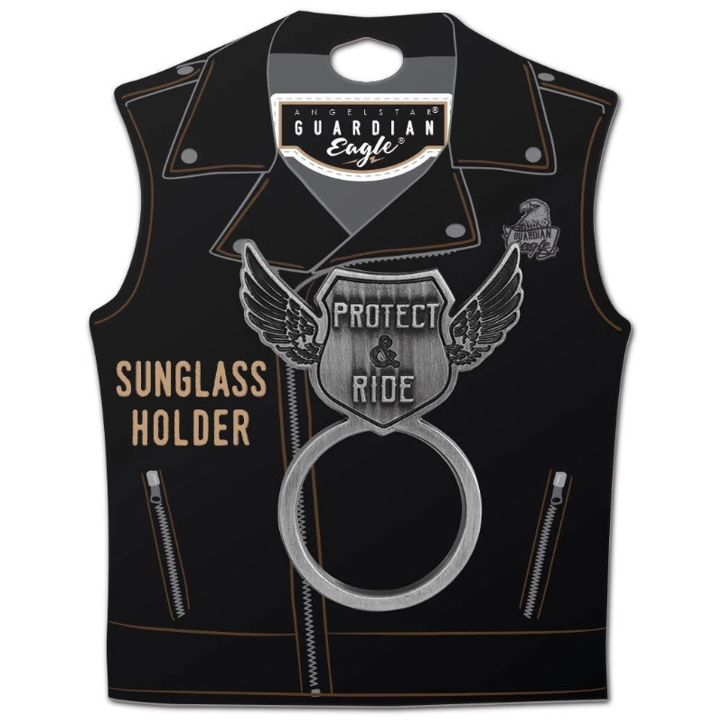 Angel Star Guardian Eagle Sunglass Holder - Protect & Ride