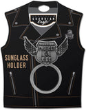 Angel Star Guardian Eagle Sunglass Holder - Protect & Ride
