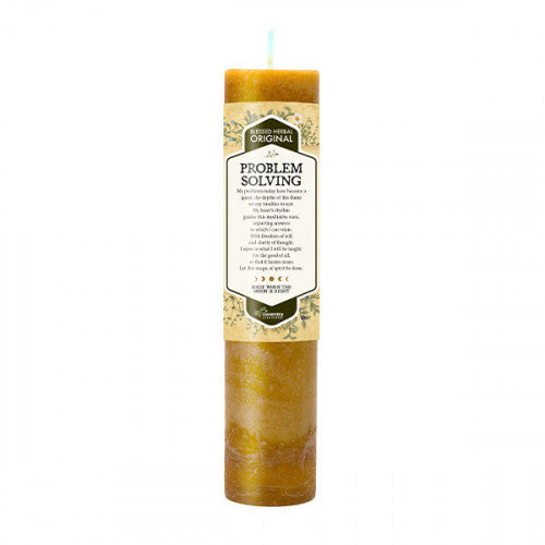 Blessed Herbal Candle PROBLEM SOLVING Blessed Herbal Affirmations