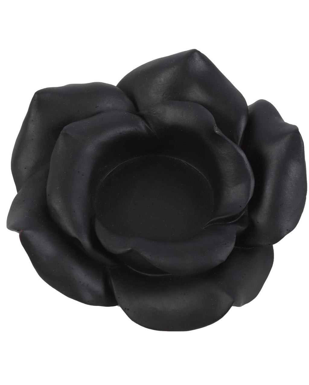 Black Rose Tealight Holder