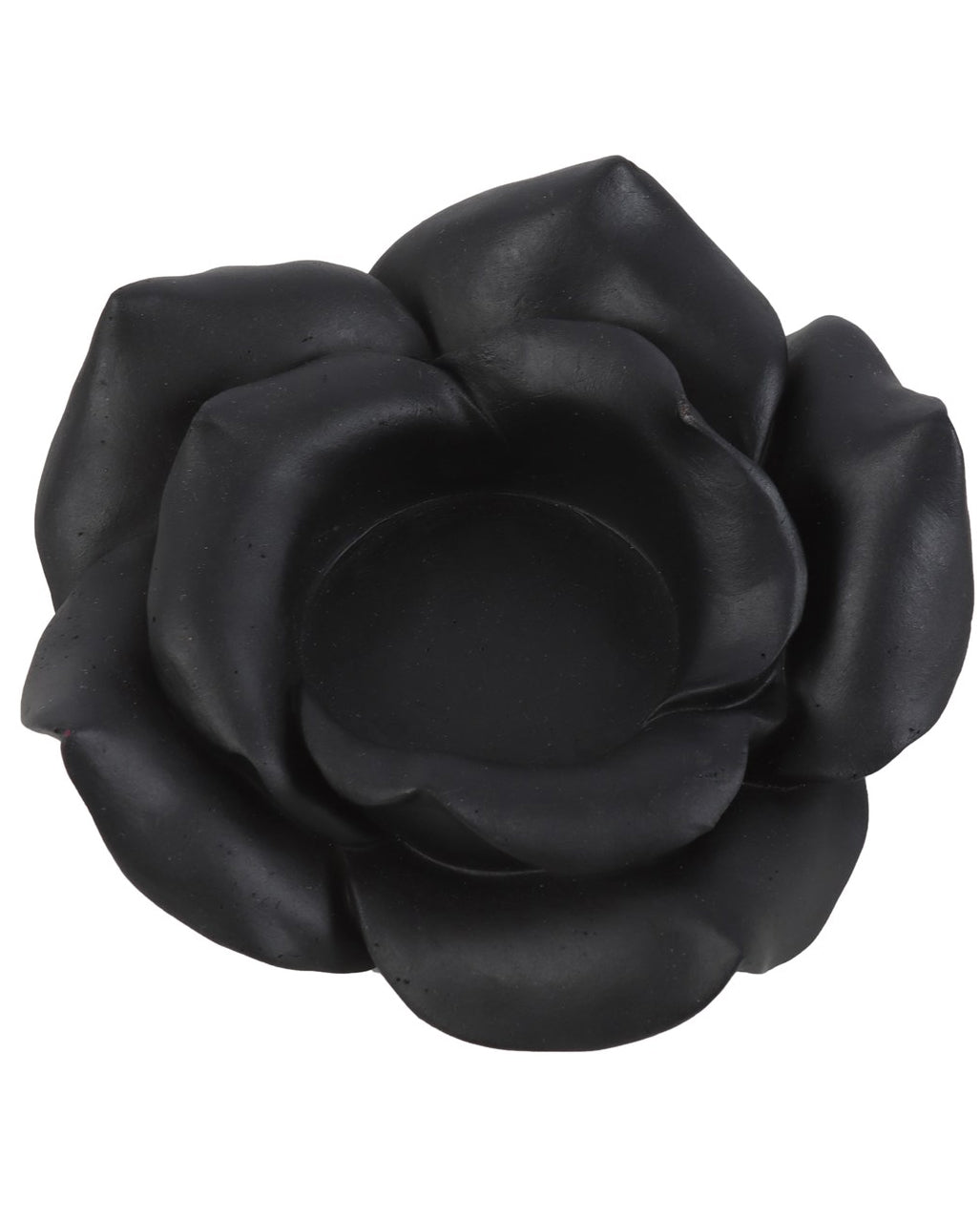 Black Rose Tealight Holder
