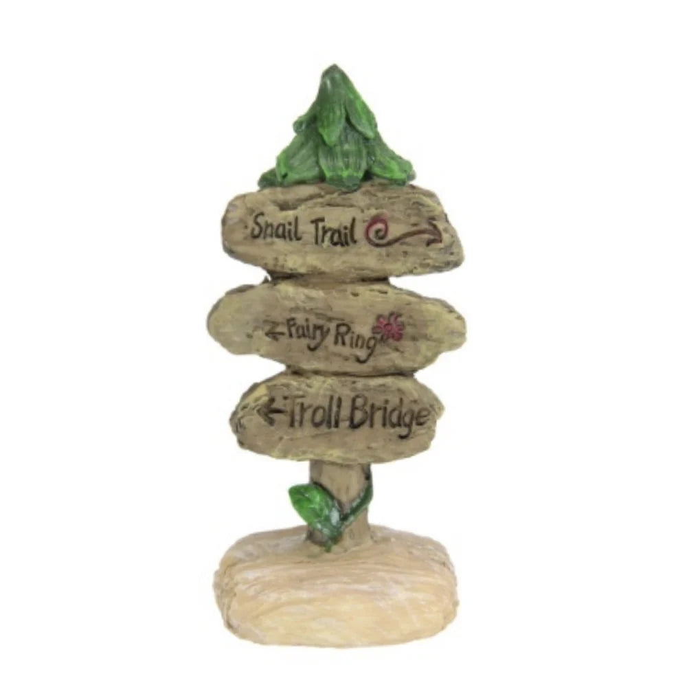 Snail Trail Fairy Garden Sign