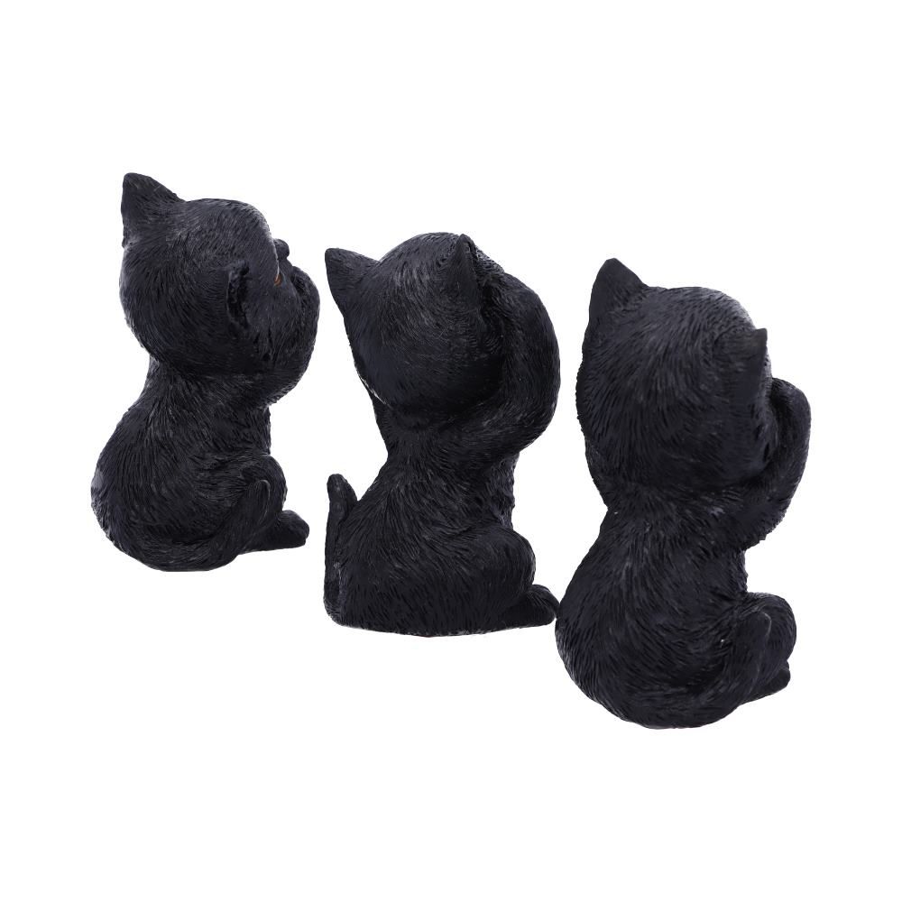 Three Wise Kitties  8.8cm