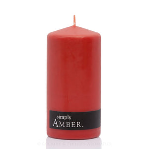 Simply Pillar Candle - Amber