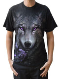 Spiral Direct T-Shirt - Wolf Roses