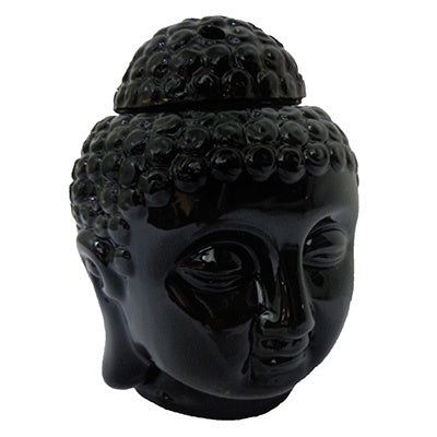 Black Buddha Head Oil Burner