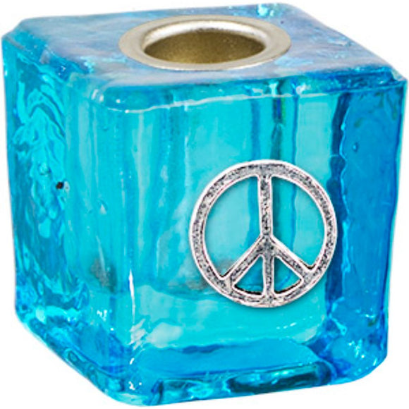 Wish Candle Holder Glass - Peace