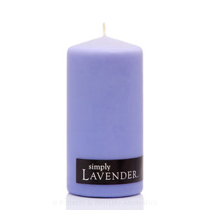 Simply Pillar Candle - Lavender