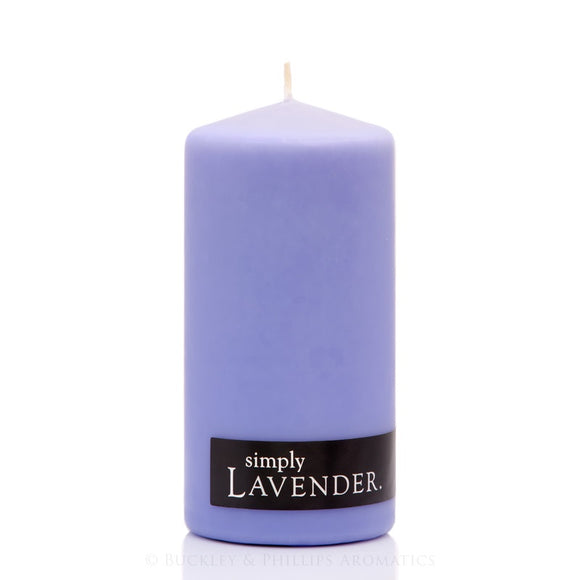Simply Pillar Candle - Lavender