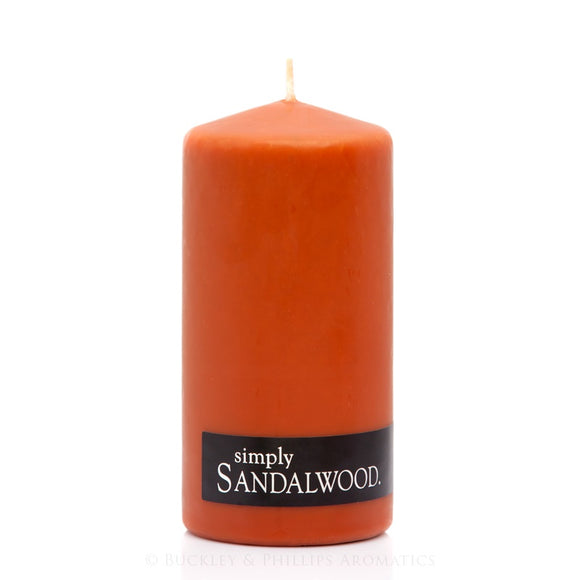 Simply Pillar Candle - Sandalwood