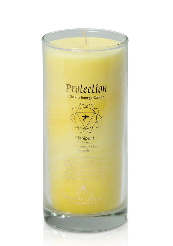 Scented Chakra Jar Candle - Solar Plexus Chakra Manipura Protection
