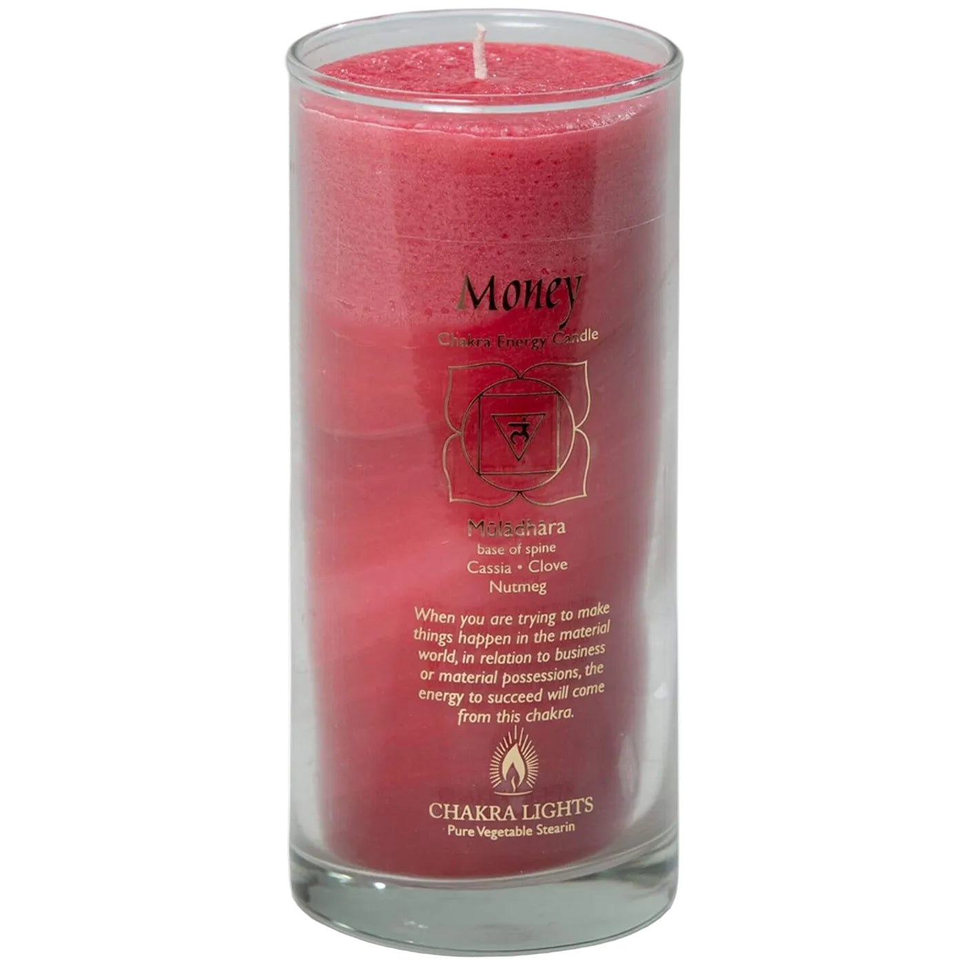 Scented Chakra Jar Candle - Root Chakra Muladhara Money