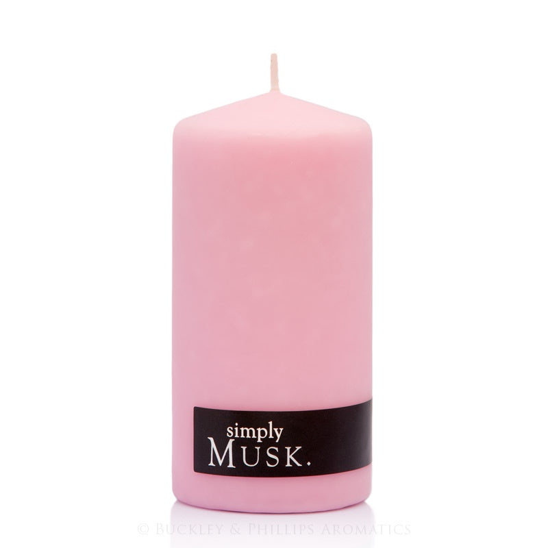 Simply Pillar Candle - Musk