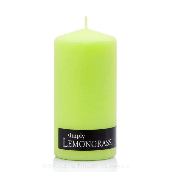 Simply Pillar Candle - Lemongrass