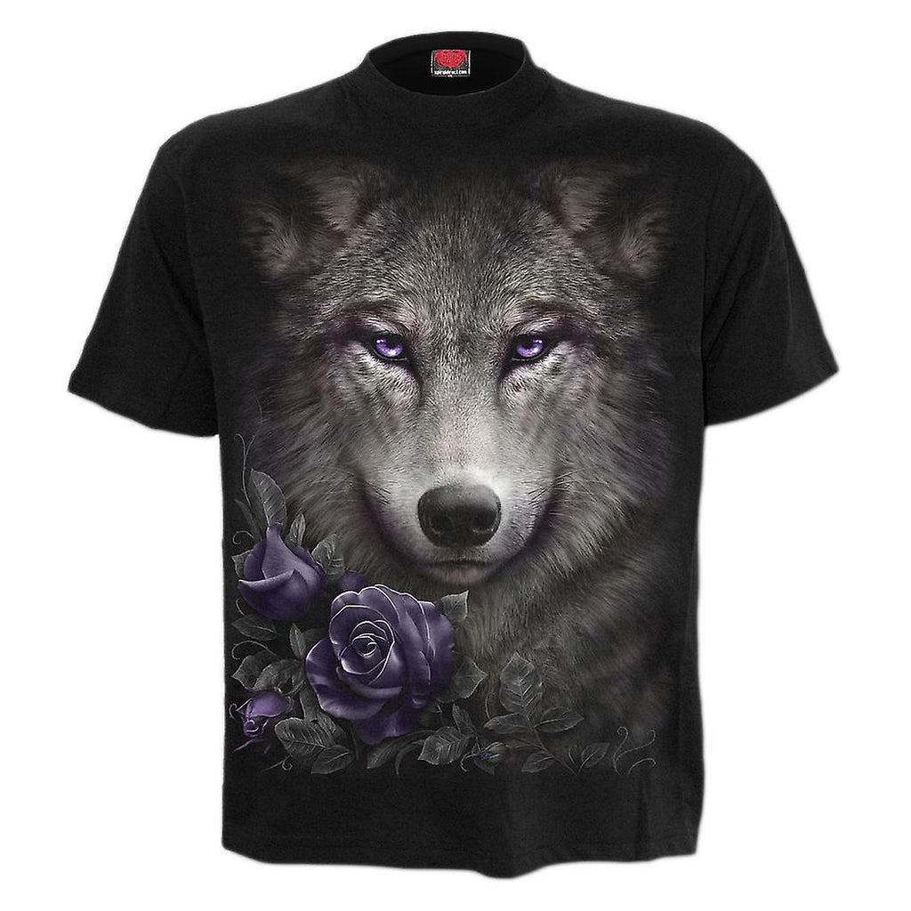 Spiral Direct T-Shirt - Wolf Roses