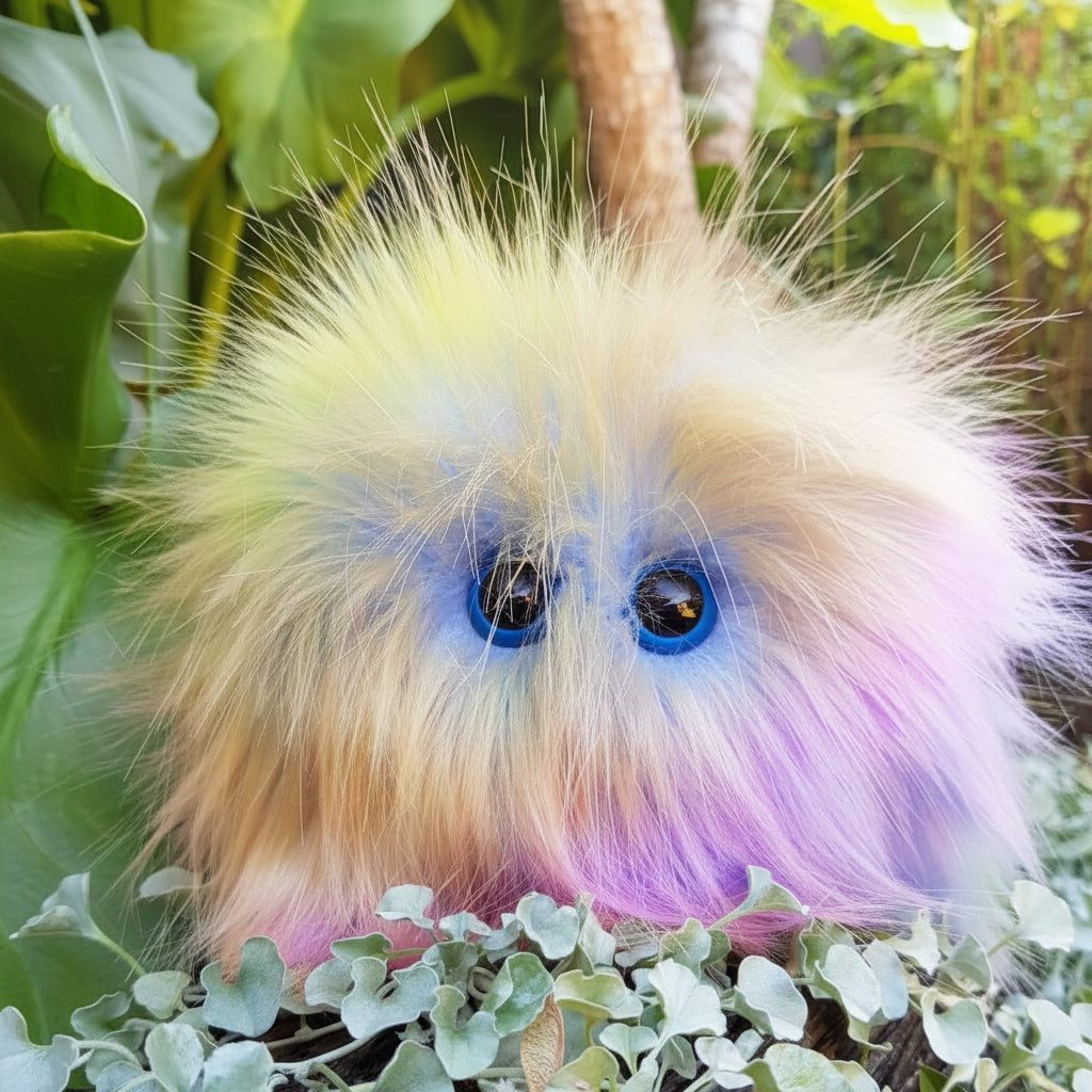 Rainbow Rose Worry Pet - Amethyst