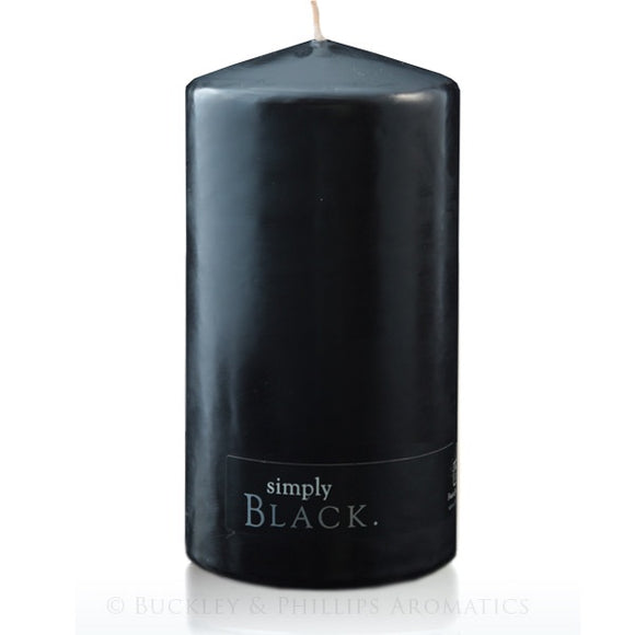 Simply Pillar Candle Standard - Black
