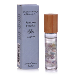 Clarity - Rainbow Fluorite - Aroma Crystal Roller
