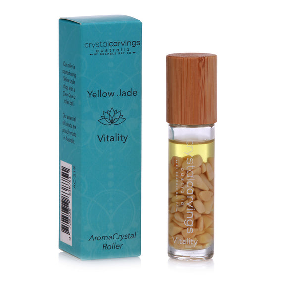 Vitality - Yellow Jade - Aroma Crystal Roller