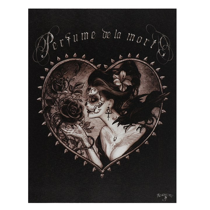 Perfume de la Mort 19 x 25cm Canvas by Alchemy