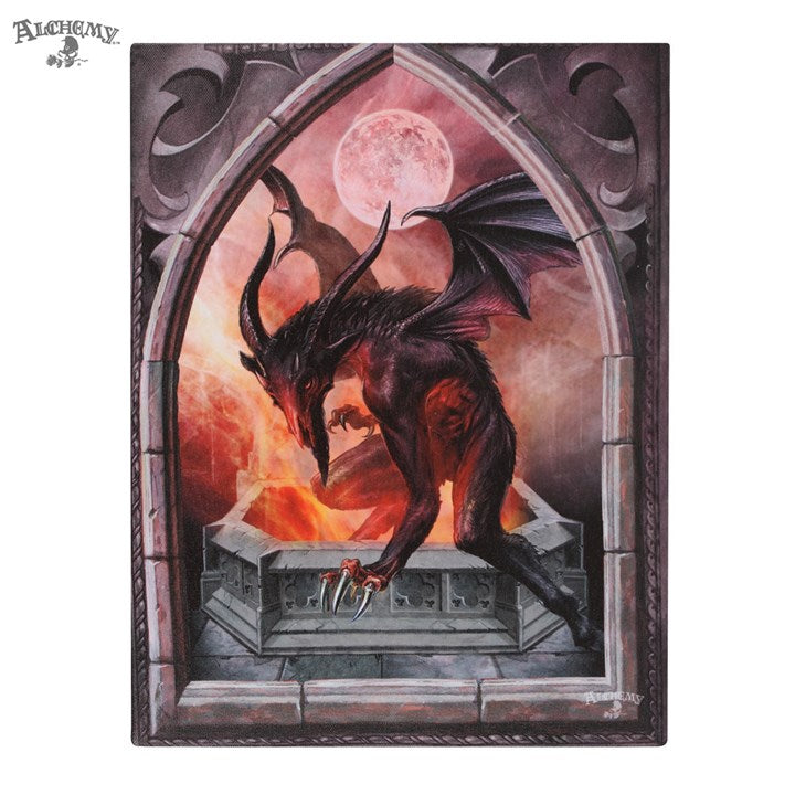 Baphometica Canvas 19 x 25cm by Alchemy