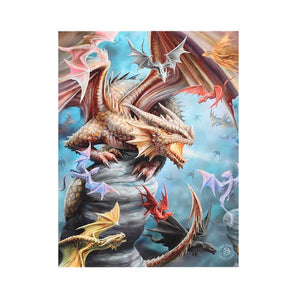 Dragon Clan Canvas 19x25cm ~ Anne Stokes