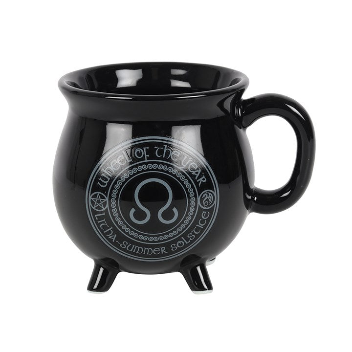 Litha Colour Changing Cauldron Mug (Anne Stokes)