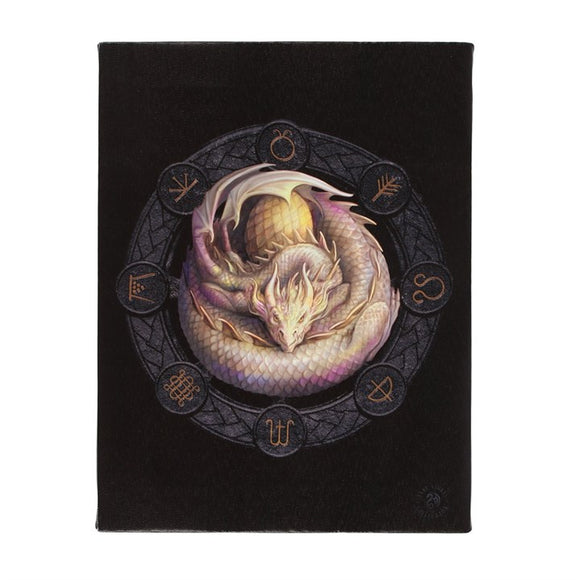 Ostara Dragon Canvas 19x25cm - Anne Stokes