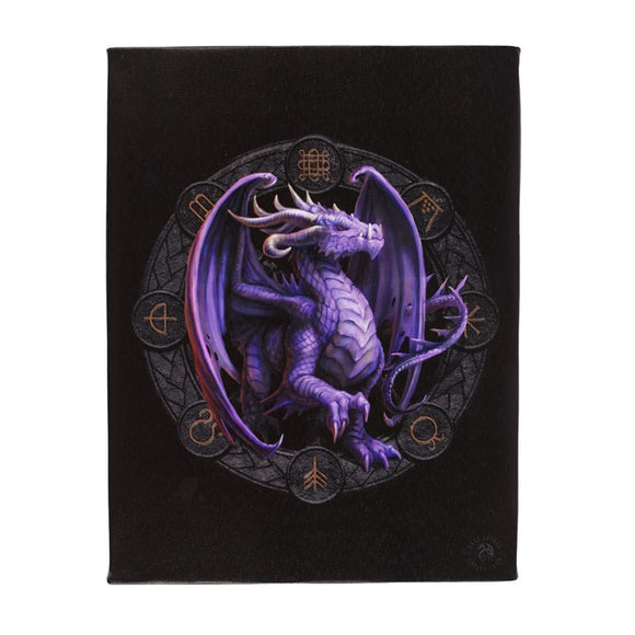 Samhain Dragon Canvas 19x25cm - Anne Stokes