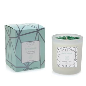 Aventurine - Crystal Infusions Candle
