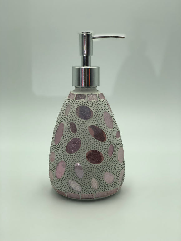 Mosaic Soap Dispenser - Pink Pebble