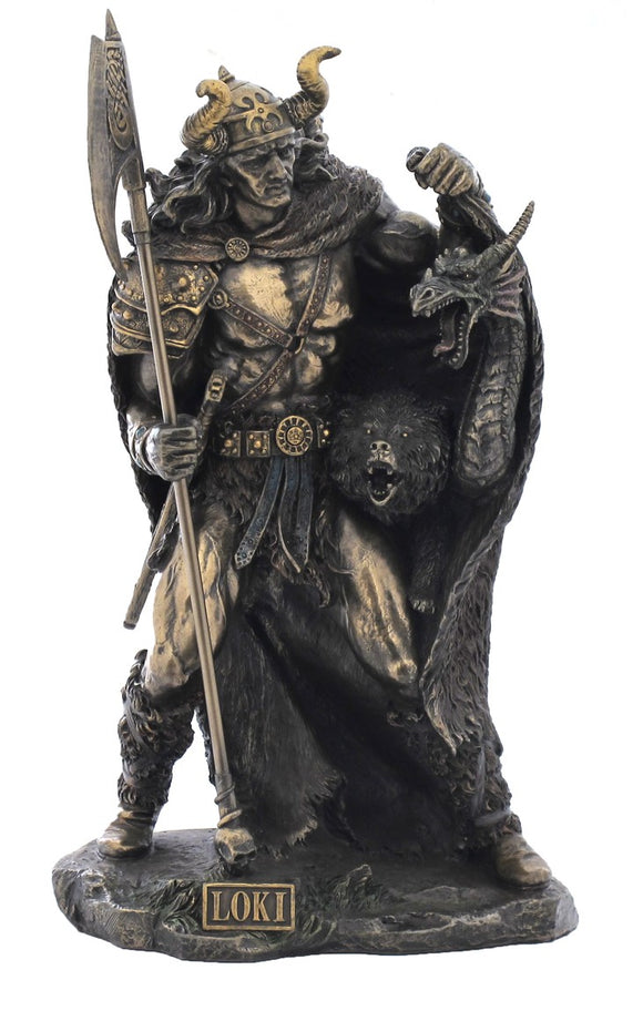 Loki - Trickster God - Cold-Cast Bronze