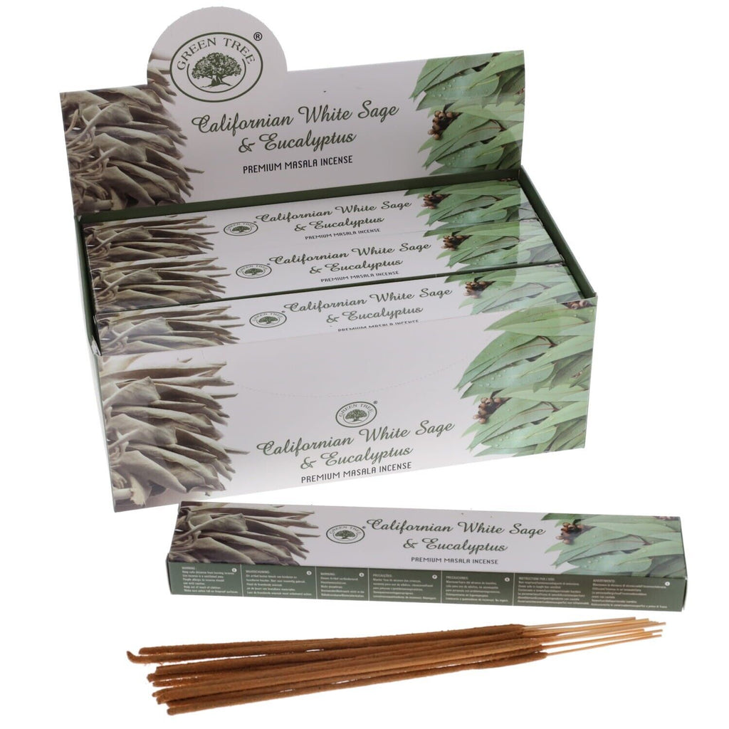 Green Tree Incense - Californian White Sage & Eucalyptus
