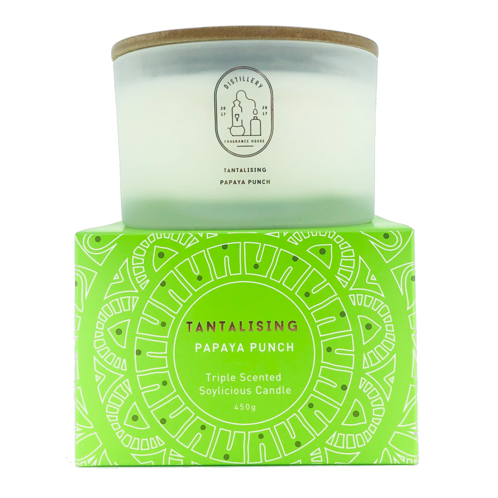 Tantalising Papaya Punch 450g Distillery Vegan Soy Candle