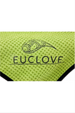 Euclove Green Waffle Microfibre Cloth