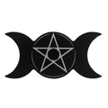 Triple Moon Spell Wish Candle Holder