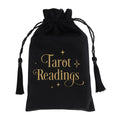 Black Tarot Reading Tarot Card Drawstring Pouch